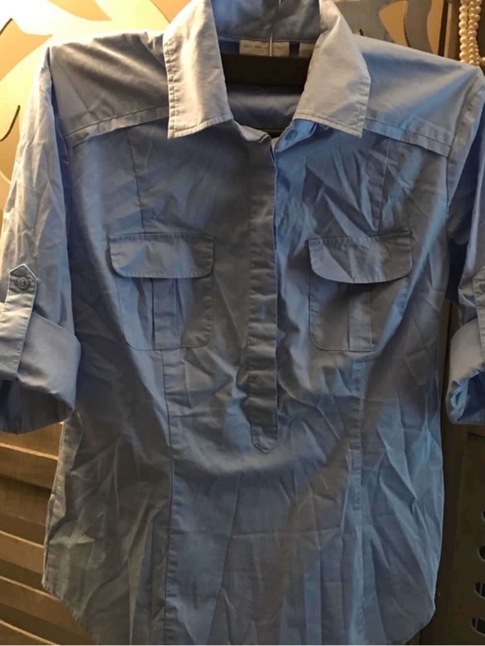 NY&Co Stretch button blouse